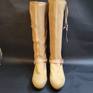 Tan Suede Boots